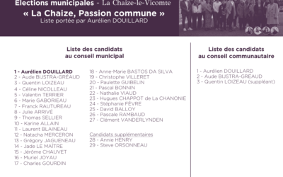 Municipales 2026 : découvrez notre bulletin de vote